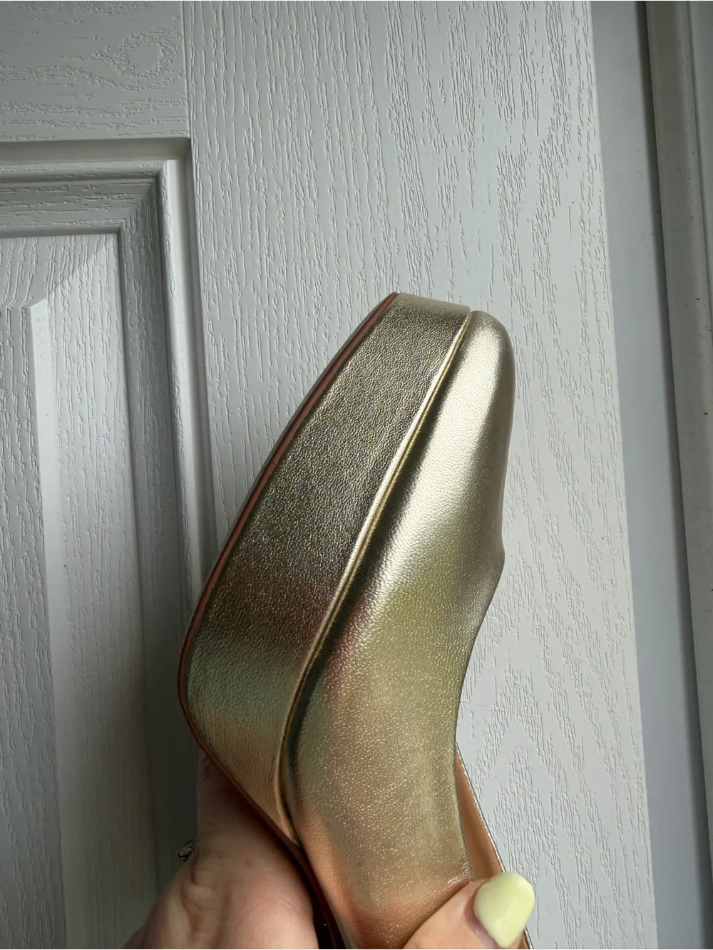 Naturalizer Metallic Gold Platform Pumps